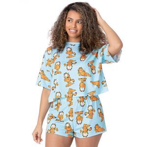 Garfield Womens/Ladies Pajama Set / Blue